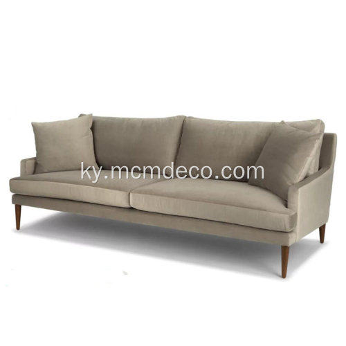 Luxu Shitake Taupe кездемеден жасалган диван